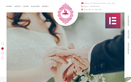 ForeverLove - Düğün Açılışı WordPress Elementor Teması WordPress Teması