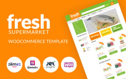 Fresh Fresh - Kolay satışlar için Süpermarket WooCommerce Şablonu WooCommerce Teması