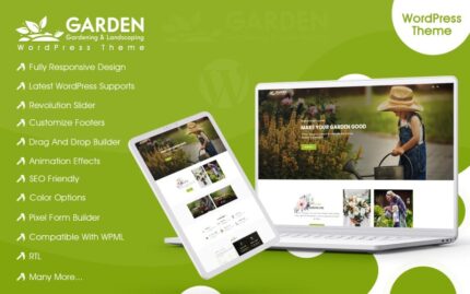Bahçe - Bahçecilik ve Peyzaj WordPress Teması