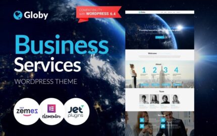 Globy - İş Elementor WordPress Teması