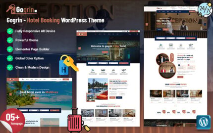 Gogrin - Otel Rezervasyonu WordPress Teması