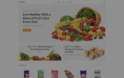 Grocerino - Bakkal Mağazası WooCommerce Teması