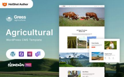 Gross - Tarım ve Çiftlik WordPress Elementor Teması WordPress Teması
