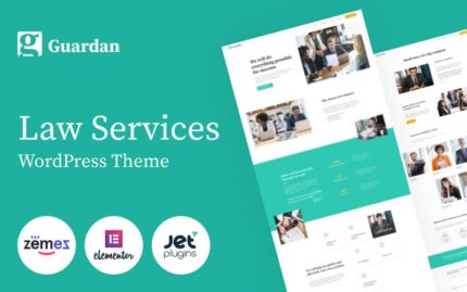 Guardan - Hukuk Hizmetleri Çok Amaçlı Klasik WordPress Elementor Teması WordPress Teması