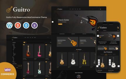 Guitro - Müzik WooCommerce Şablonu WooCommerce Teması