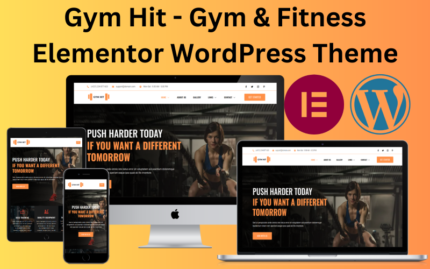 Gym Hit - Spor Salonu ve Fitness Elementor WordPress Teması