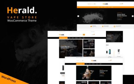 Herald - Vape Mağazası WooCommerce Teması