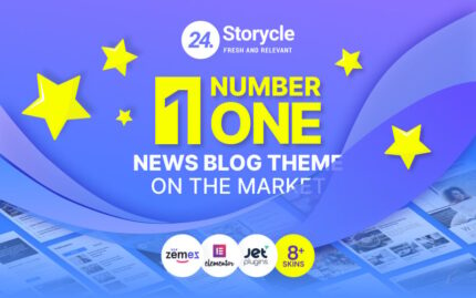 24.Storycle - Çok Amaçlı Haber Portalı WordPress Elementor Teması WordPress Teması