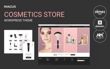 Imagus - Kozmetik Mağazası, Güzellik Merkezi Elementor WordPress Teması WooCommerce Teması