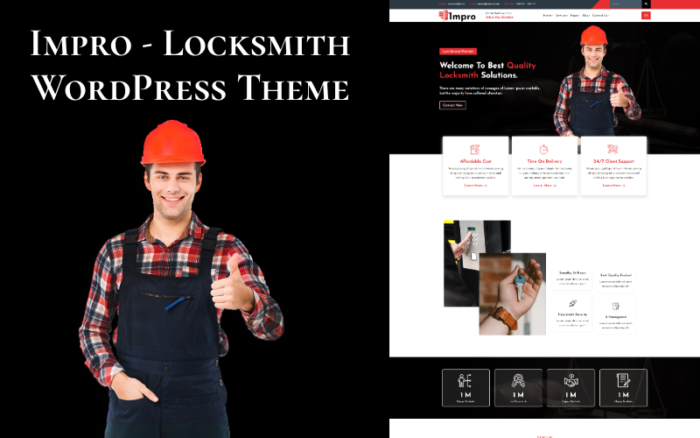 Impro - Locksmith Service WordPress Theme