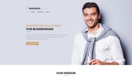 Integritz - Duyarlı Hukuk Bürosu WordPress Elementor Teması WordPress Teması