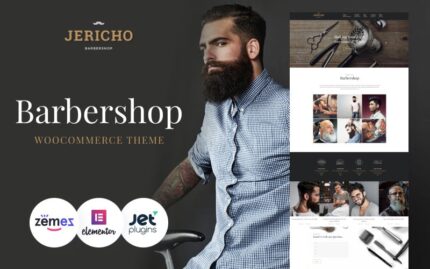 Jericho - Berber Dükkanı Modern WordPress Teması