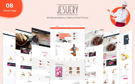 Jesuery - WordPress Fırın, Pastane ve Yemek WooCommerce Teması