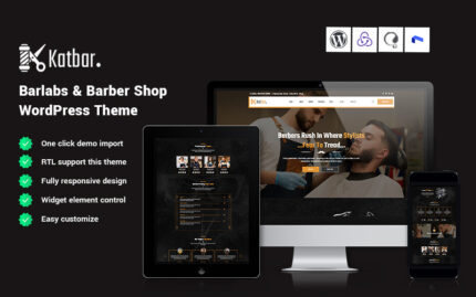 Katbar - Berber Elementor WordPress Teması