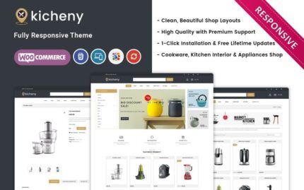 Kicheny - Mutfak Aletleri Mağazası WooCommerce Teması