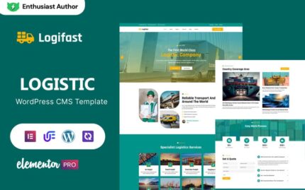 Logifast - Taşımacılık ve Lojistik WordPress Elementor Teması WordPress Teması