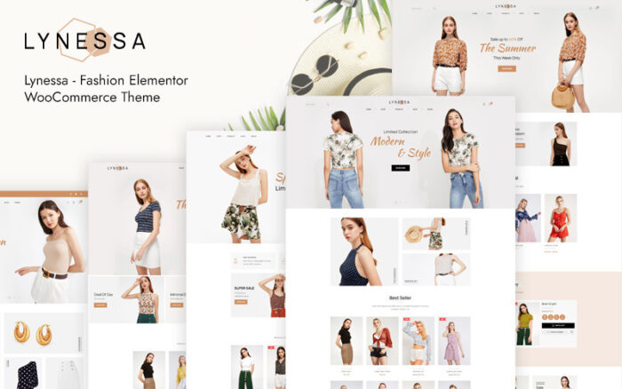 Lynessa - Moda Elementor WooCommerce Teması