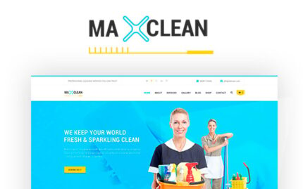 MaxClean - Temizlik WordPress Teması