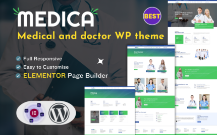 Medica Tıbbi Doktor Wordpress Duyarlı Tema WordPress Teması