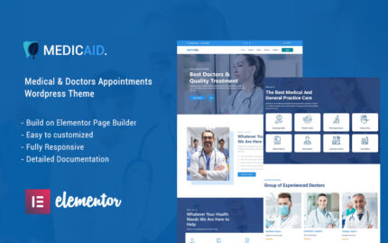 Medicaid - Tıbbi Hizmetler ve Doktor Muayenesi Wordpress Teması WordPress Teması