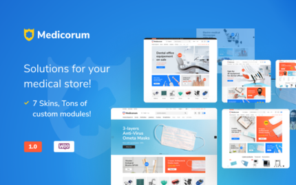 Medicorum - Medikal Mağaza WooCommerce Teması