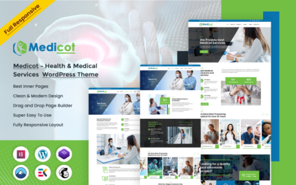 Medicot - Sağlık Bakımı ve Tıbbi WordPress Teması