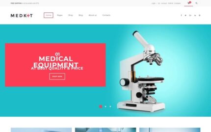 MedKit - Tıbbi Ekipman WooCommerce Teması