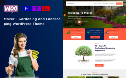 Mover - Bahçe ve Peyzaj WordPress Teması