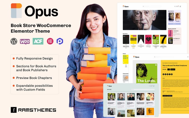 OPUS - Kitap Mağazası WooCommerce Teması