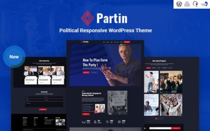 Partin - Siyasi Kampanya ve Partiye Duyarlı WordPress Teması