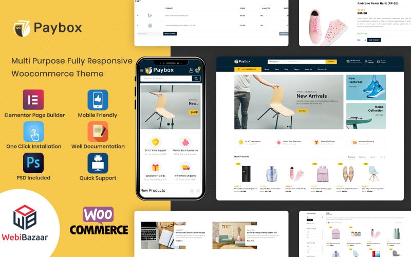 PayBox - Çok Amaçlı Süpermarket WooCommerce Teması