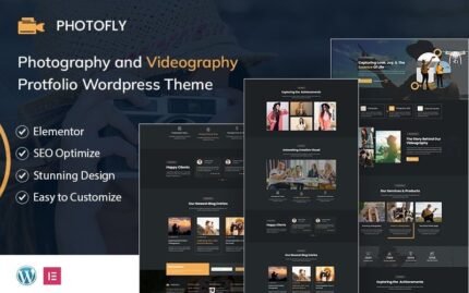 Photofly – Kamera Fotoğrafçılığı ve Videografi Portföyü WordPress Teması