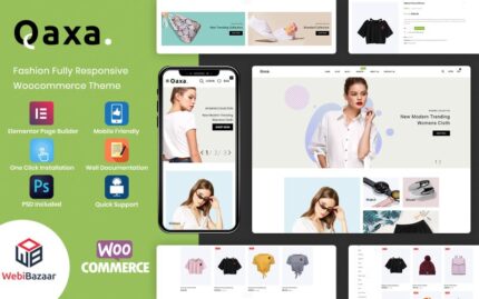 Qaxa - Moda Duyarlı Mağaza WooCommerce Teması