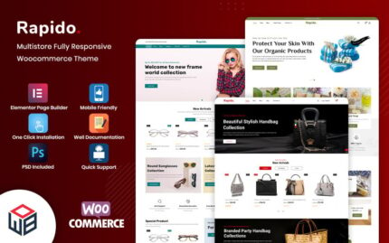 Rapido - Çok Doğumlu Moda Aksesuarları WooCommerce Şablonu WooCommerce Teması