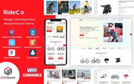 RideGo - Bisiklet ve Motosiklet Elementor WordPress Teması WooCommerce Teması