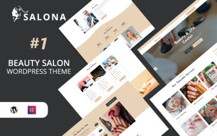 Salona - Tırnak spası, Masaj spası ve Salon WordPress Teması