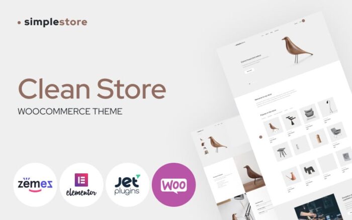 Simplestore - Çevrimiçi Mağazalar için Ev Dekorasyon Şablonu WooCommerce Teması