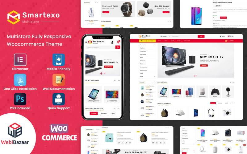 Smartexo - Elektronik Çok Amaçlı WooCommerce Teması