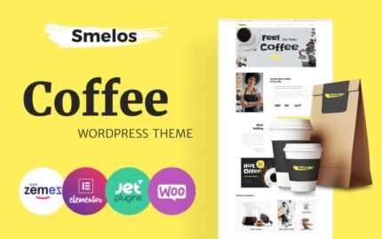 Smelos - Kahve Dükkanı E-Ticaret Klasik Elementor WooCommerce Teması