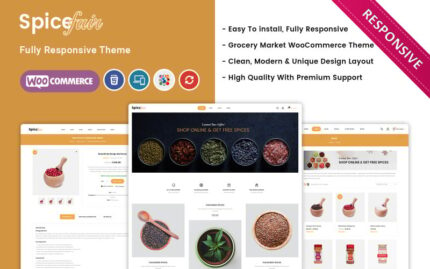 Spicefair - Bakkal Mağazası Duyarlı WooCommerce Teması