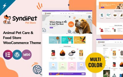 Syndipet - Hayvan Evcil Hayvan Bakımı ve Evcil Hayvan Maması Mağazası WooCommerce Teması