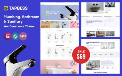 Tapbess - Sıhhi Tesisat, Banyo ve Sıhhi Tesisat WooCommerce Teması