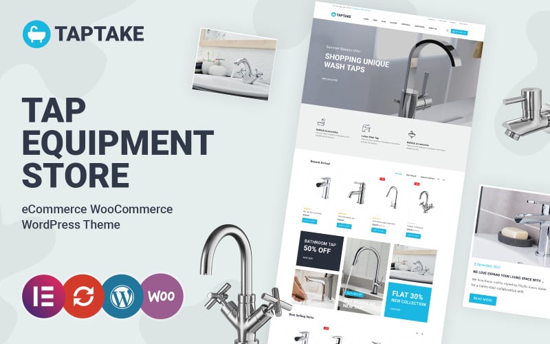 TapTake - Banyo ve Sıhhi Tesisat WooCommerce Teması