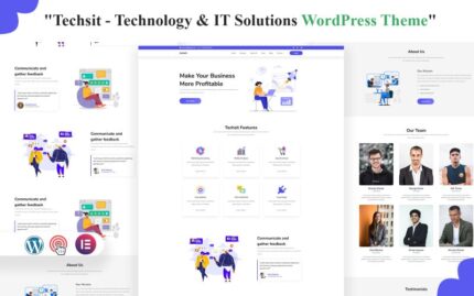 Techsit - Teknoloji ve Ajans BT Wordpress Teması WordPress Teması