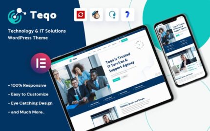 Teqo - Teknoloji ve BT Çözümleri WordPress Teması