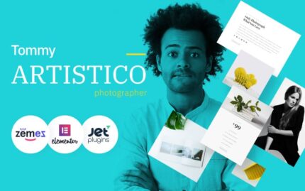 Tommy Artistico - Fotoğrafçı Galerisi WordPress Elementor Teması WordPress Teması