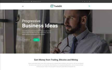 TradeBit - Bitcoin-Ticaret WordPress Teması