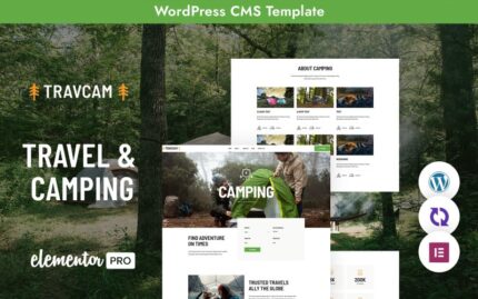 Travcam - Seyahat ve Kamp Çok Amaçlı Duyarlı WordPress Teması