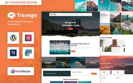 Travego - Tur ve Seyahat Acentesi Şablonu WordPress Teması