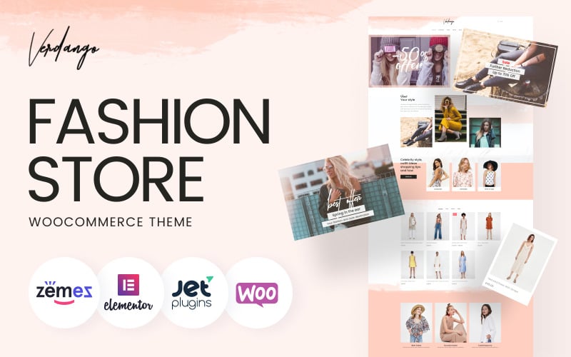 Verdango - Moda Mağazası Elementor WooCommerce Teması